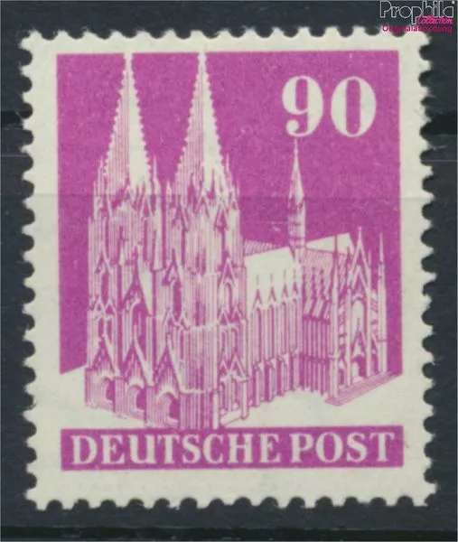Briefmarken Bizone (Alliierte Besetzung) 1948 Mi 96W III A, eng gezähnt po(93359