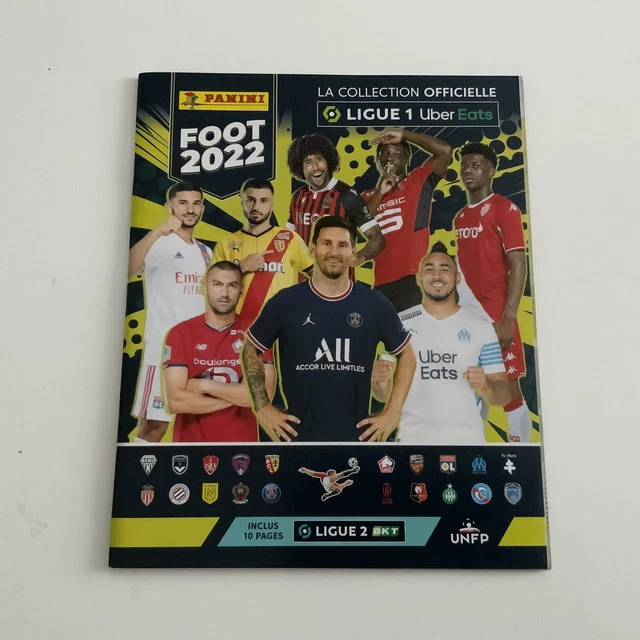 Panini Foot 2022 Ligue 1 Sticker - Album + 3 Displays (=150 Tüten