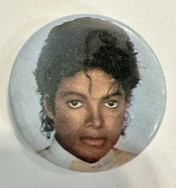 Michael Jackson Vintage 1980s Pin - Pinback Button Badge