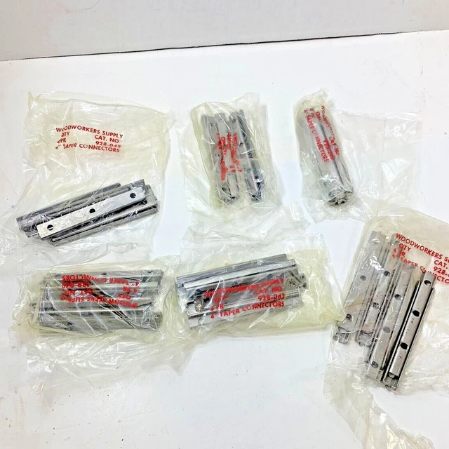 20 PAIRS INTERLOCKING Sliding Tapered Sofa Couch Connector Bracket