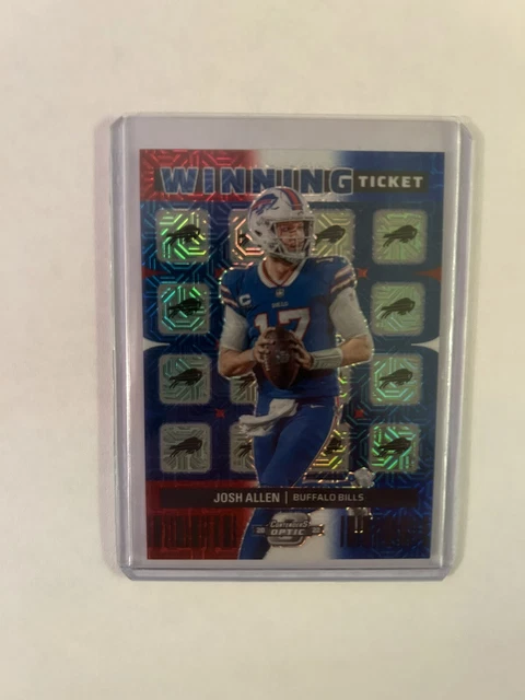 2022 Panini Contenders Optic Josh Allen Winning Ticket /13