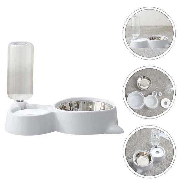 Dispenser Container Pet Automatic Feeder Pet Water Fountain Cat Bowl