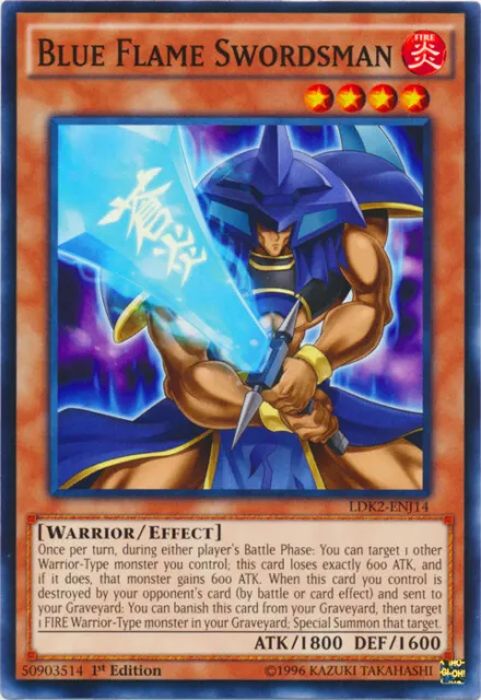 Blue Flame Swordsman Common Legendary Decks II -- Yugioh Card