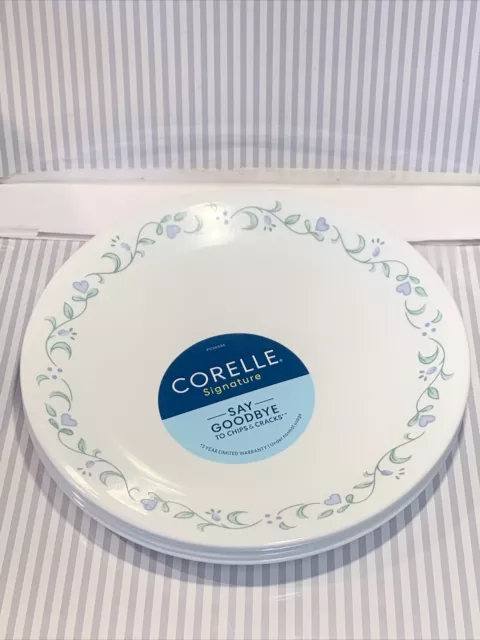 SET OF 4 NEW Corelle COUNTRY COTTAGE Lunch Plates 8.5" SIDE Plates Expedited Shi 2