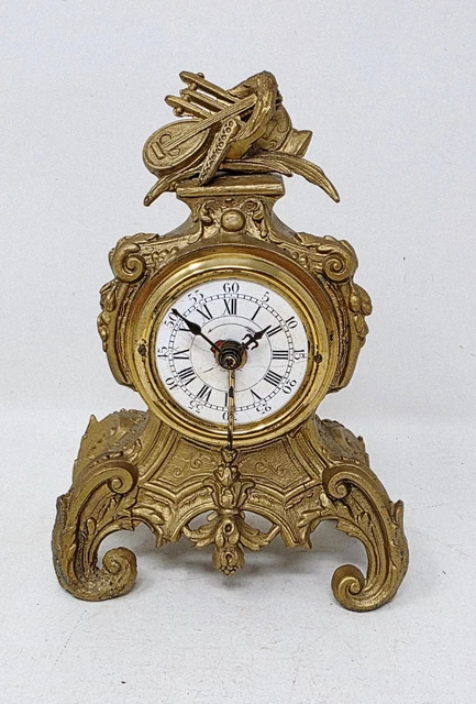 Réveil Musical Vintage Jaeger-LeCoultre 8 Jours – Boîte à Musique Oiseau – Or