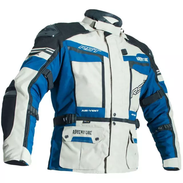 NEW RST Adventure-X Pro Sand/Blue CE Motorcycle Jacket