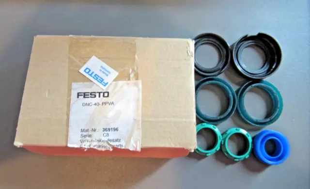 FESTO DNC-40-PPV-A/DNC-40-PPVA 369196 Cylinder Repair Kit Neuf Ouvert Boîte