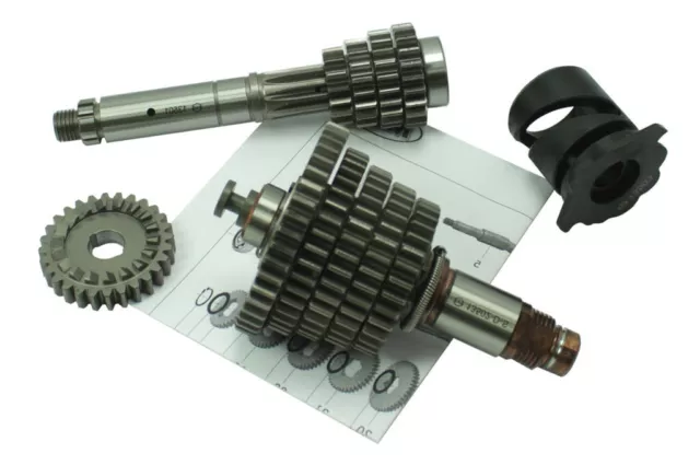 5 Gang Getriebe Simson S51 S70 S53 KR51 Schwalbe SR50 Tuning Motor kurze Gänge