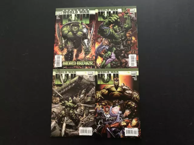 Marvel Comics World War Hulk 1-4 NM