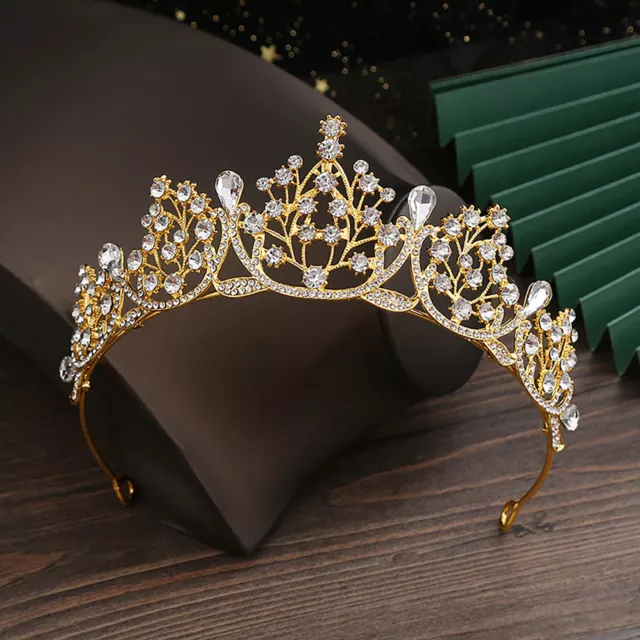 Crystal Rhinestone Tiaras And Crowns Girls Head Jewelry Queen Princess Crown 2