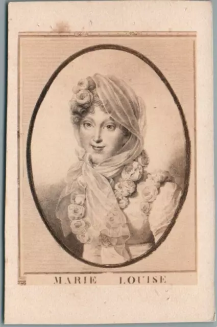 Cdv Marie Louise D'autriche Von Osterreich Seconde Epouse Napoleon Bonaparte