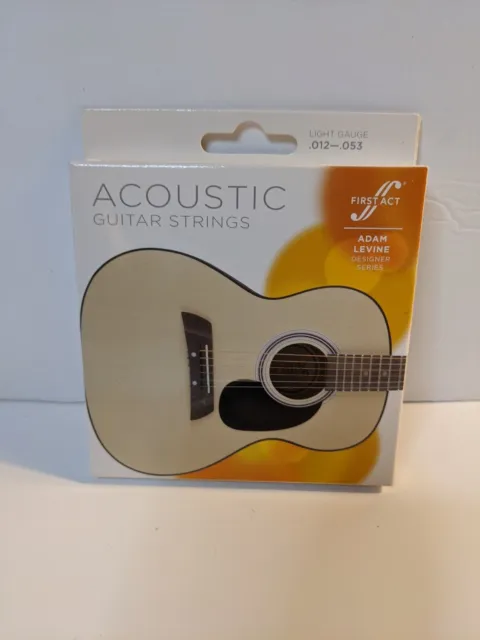 Acoustic Guitar Strings First Act Adam Levine Designer Series .012-.053
