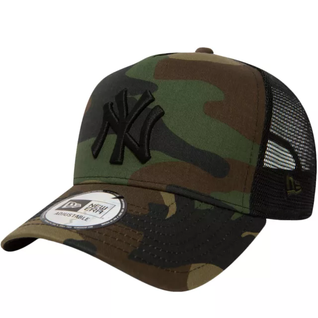 New Era 9FORTY New York NY Yankees MLB Adjustable Trucker Baseball Cap Hat Camo