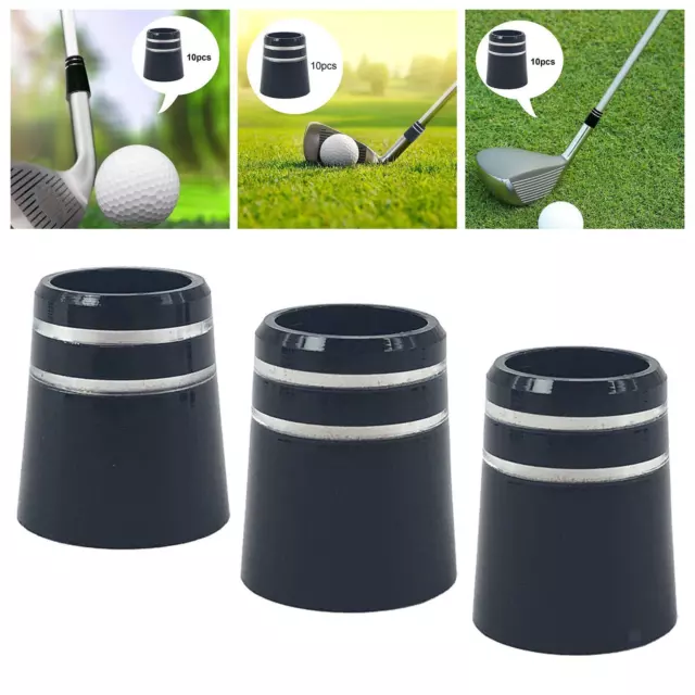 10Pcs Golf Ferrule Wear Resistance Hard Durable Lightweight Golf Accessorie for