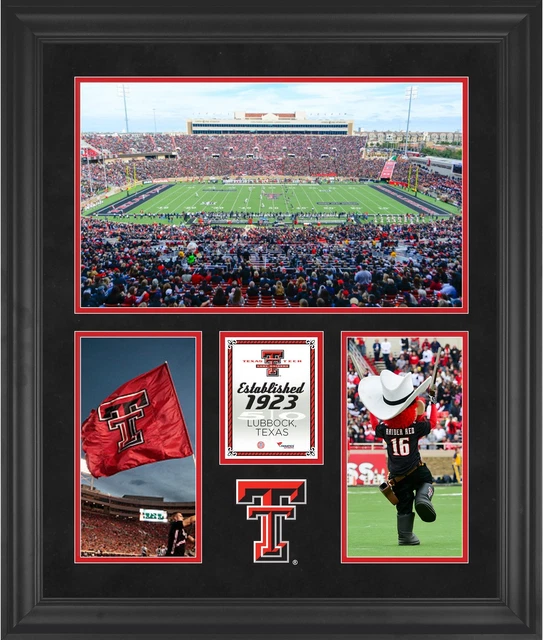 Texas Tech Raiders Jones AT&T Stadium Framed 20x24 3-Opening Collage - Fanatics