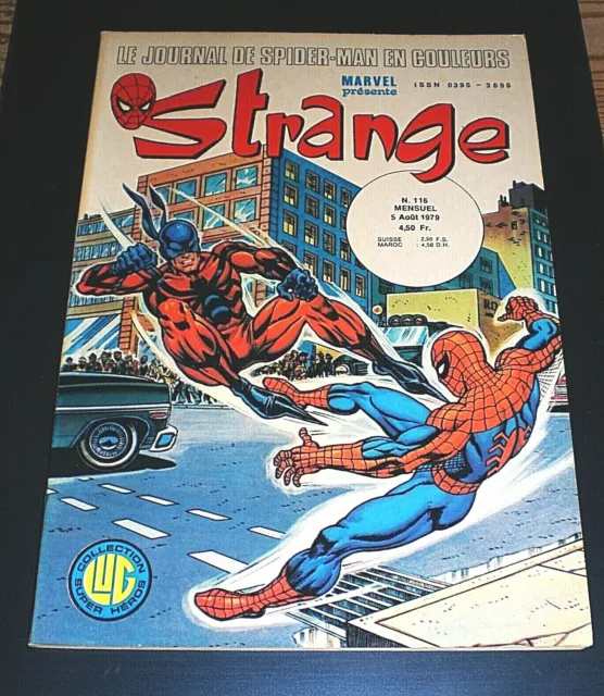 STRANGE # 116 Le Journal de Spider-Man Marvel 1979 - seltener französischsprachiger Comic