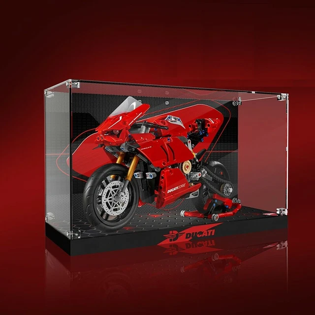 Picture of DISPLAY CASE FOR LEGO 42107 Ducati Panigale V4 R Premium Acrylic Top ...