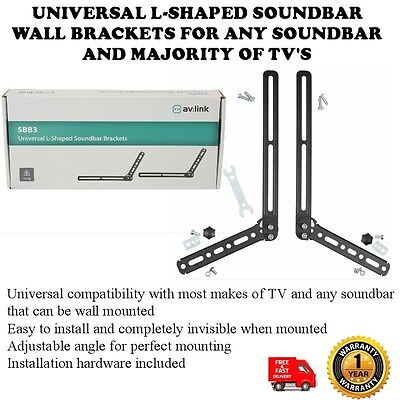 max 15 kg VESA 400x400 conecto CC50295 Soundbar Unviseral mount per il montaggio su TV o montaggio a parete 