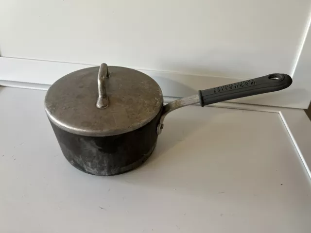 Vintage Magnalite Professional GHC 2 Quart Anodized Aluminum Saucepan Pot w/ Lid