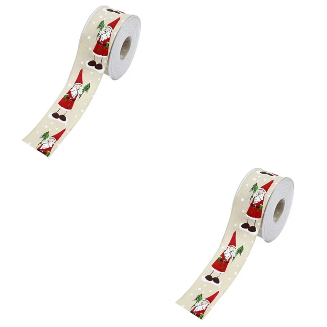 2 rollen von Band Cartoon DIY Geschenk Band Weihnachten Band Verpackung Streifen