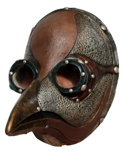 Men's Peste di Venezia PLAGUE DOCTOR Death Bird Latex Steampunk Costume Mask