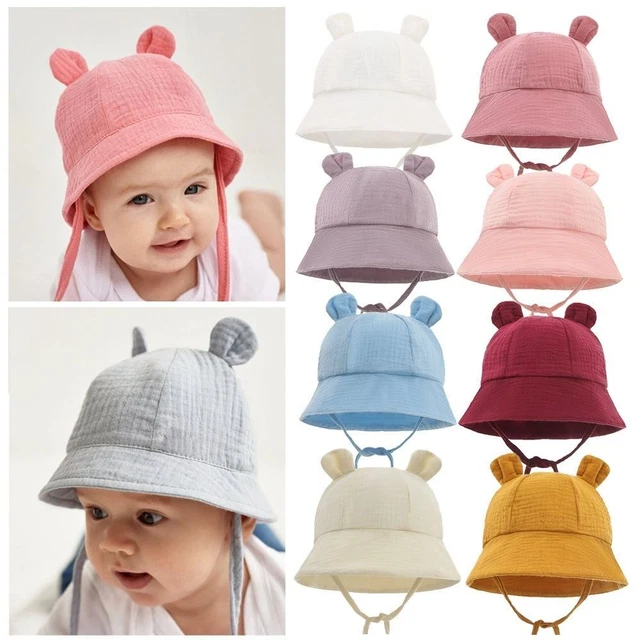 Cappello estivo secchio bambino cappello pescatore panama berretto orecchio coniglio bambini berretto sole