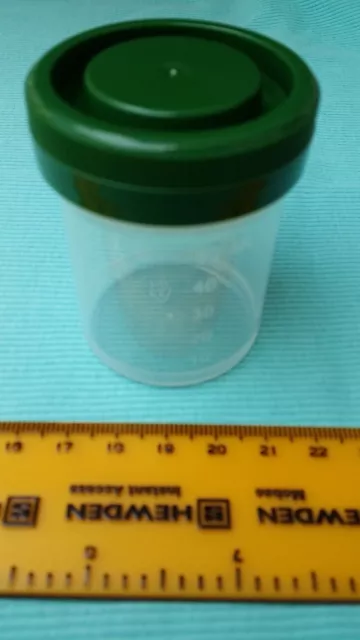 60ml Wasserdicht sehr stark kleiner Kunststoffprobenbehälter/Topf/Glas 10,20,40,50