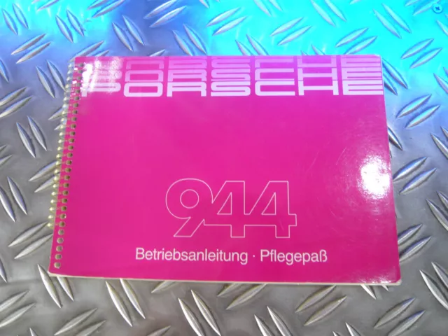 1x PORSCHE 944  Ausgabe 85/86 Betriebsanleitung