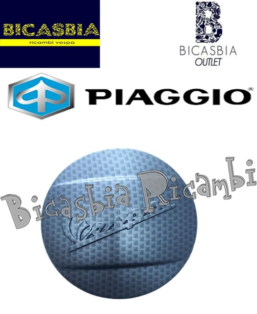 Stock - 605465M002 Coperchio Carter Carbon Look Vespa 50 125 250 300 Lx Gts Et4
