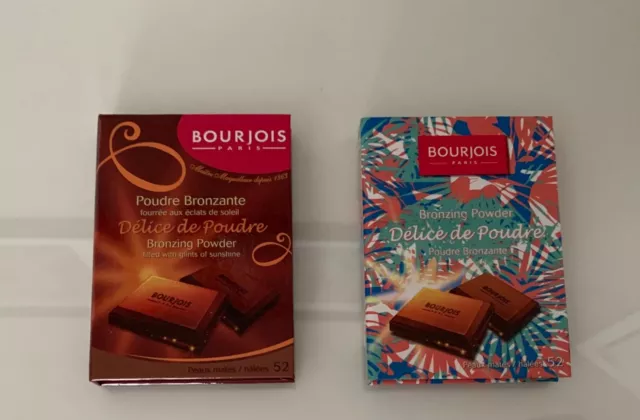 Bourjois  Bronzing Powder 52 Delice De Poudre bronzing RARE  Still sealed X2 