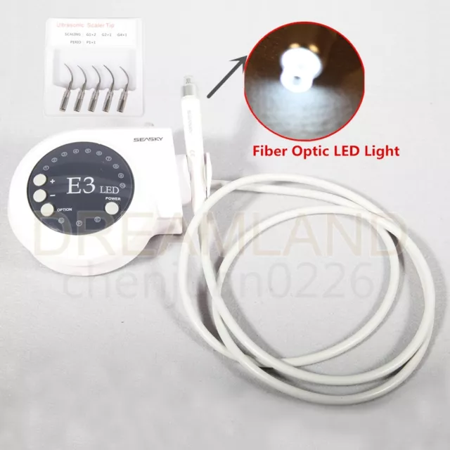 LED Ablatore Ultrasuoni Dental Piezo Scaler fit EMS Handpiece