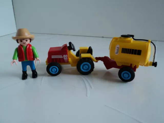 Playmobil -Voiture avec remorque et cheval (5223) Toys