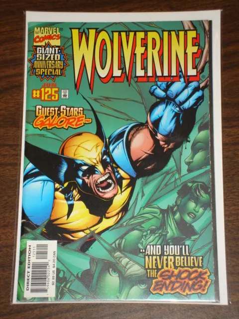 Wolverine #125 Vol1 Marvel Comics X-Men Double Sized June 1998