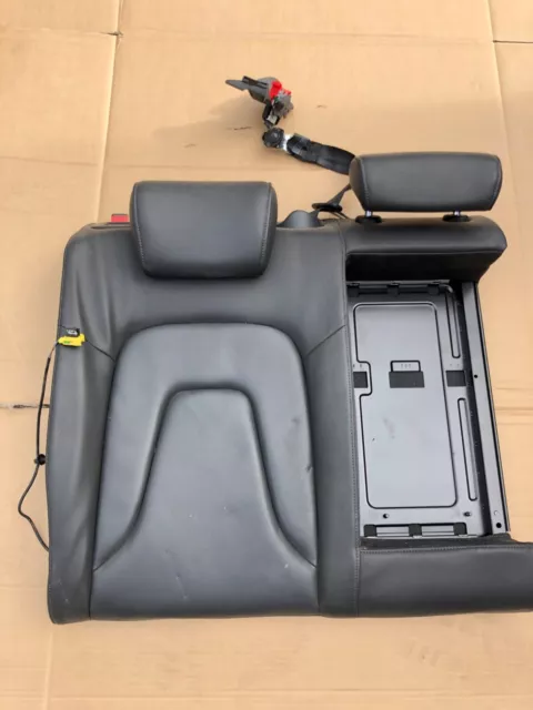 AUDI A4 B8 Sedan Rear Right Seat Black Leather LHD