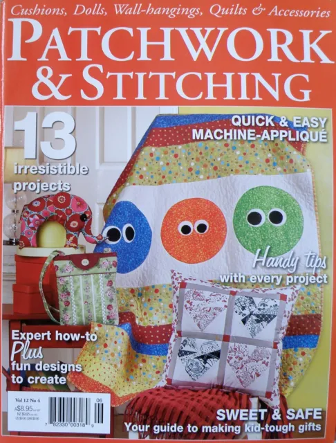 Patchwork & Stitching Magazine Vol 12 No 4 - 20% Bulk Magazine Discount