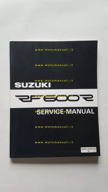 Suzuki RF 600 R 1993 manuale officina INGLESE originale workshop manual