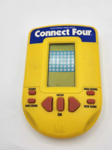 Vintage Milton Bradley 1995 Connect Four Electronic Hand Held Game
