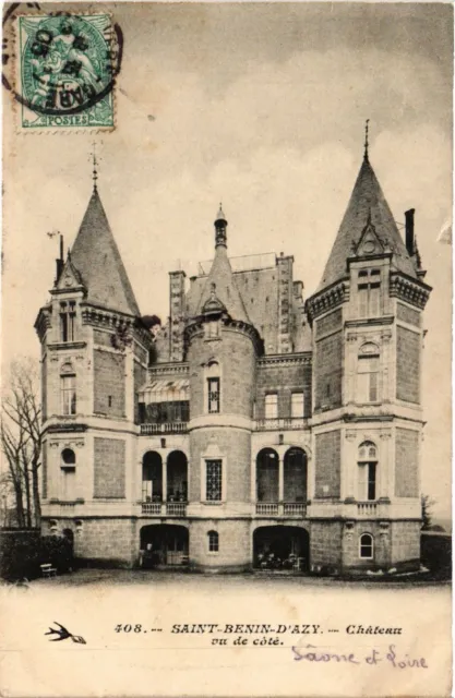 CPA AK St-BENIN-d'AZY - Chateau vu de cote (456348)