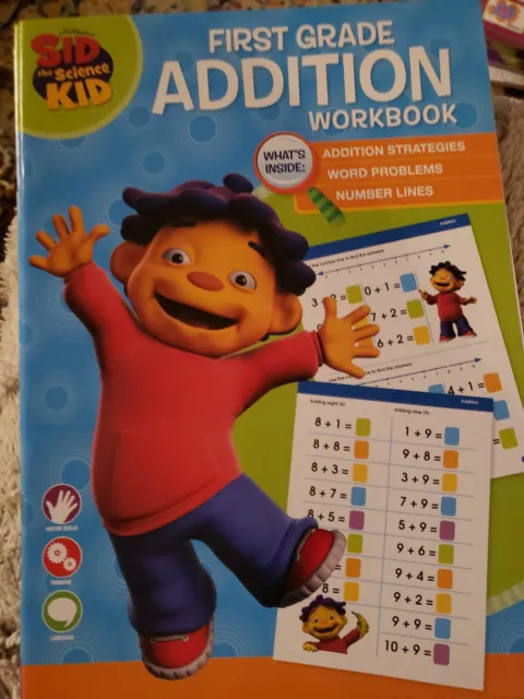 Sid in the Science Kid - First Grade Workbooks - Addition