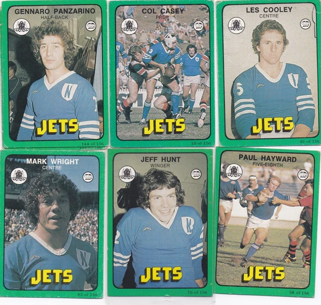 1978 SCANLENS RUGBY league NSWRFL NRL 12 X ( NEWTOWN JETS ) CARDS EUR 25,49 - PicClick FR