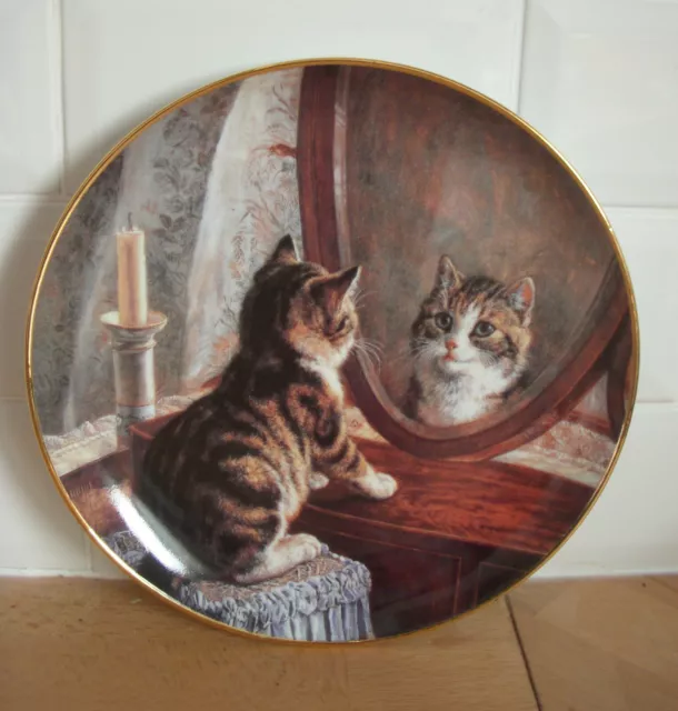 Assiette Collection Chats Franklin Mint Porcelaine- FRANK PATON-1991-Ed. limitée