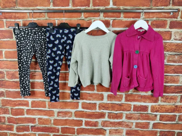 Girls Bundle Age 4-5 Years M&S Next Zara Cardigan Sweater Jumper Leggings 110Cm