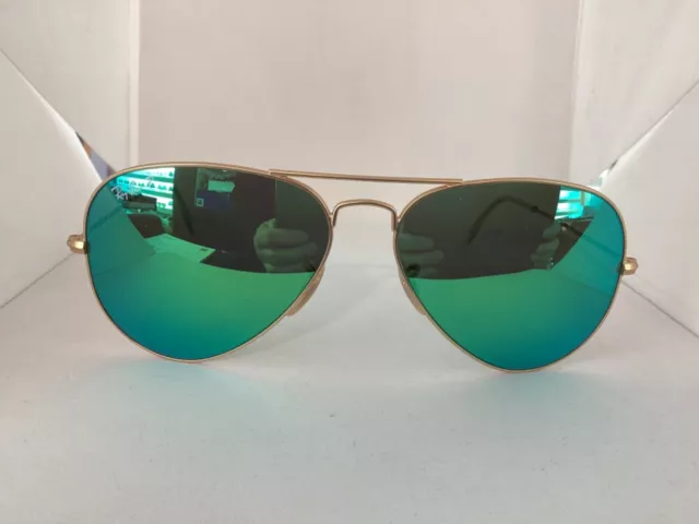 Occhiale Ray Ban Rb 3025 Aviator Col 112/P9 Cal. 58 Nuovo Polar Crystal Lens