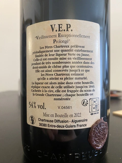 Chartreuse VEP verte 2022 2