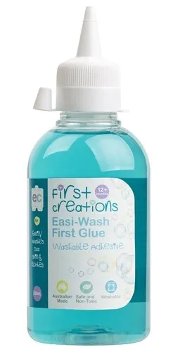 Easi Wash First Glue (First Creations) Kids Art Craft Non Toxic Easy to Use