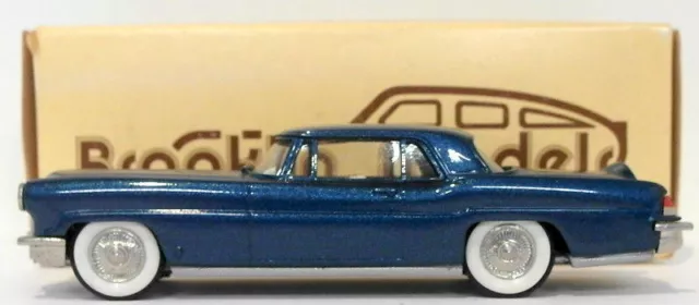 Brooklin 1/43 Scale BRK11A 008A  - 1956 Lincoln Continental MK II Met Med Blue