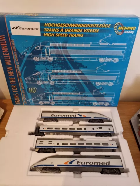 Mehano Hobby HO Gauge Euromed HST Train Set T684 VGC