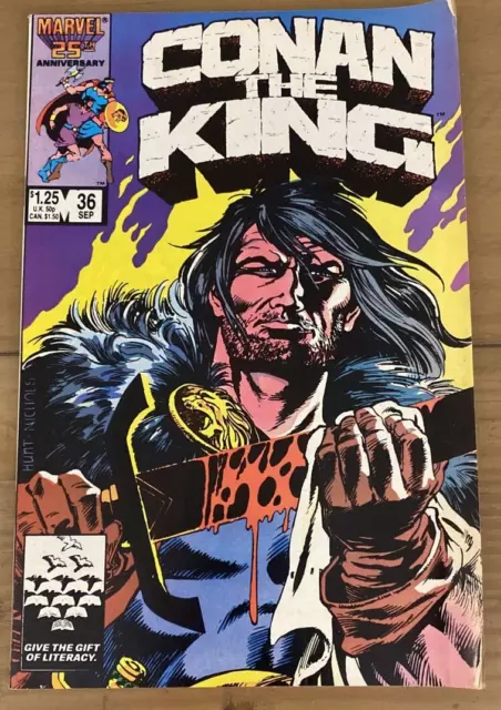 Conan the King #36 Sep 1986 Marvel Comics Newsstand Vintage Comic Book