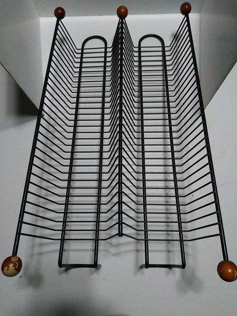 Media Tower CD Rack Holder vintage Storage Display Shelf Organizer Holds 60 CD's