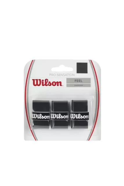 Wilson PRO OVERGRIP SENSATION  ( 3er Pack ) schwarz